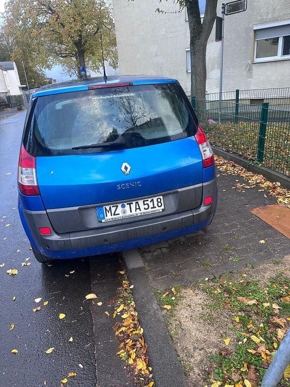 Gebraucht Renault Scénic II Authentique 111 PS (81 kW) 2006 Blau Van / Kleinbus