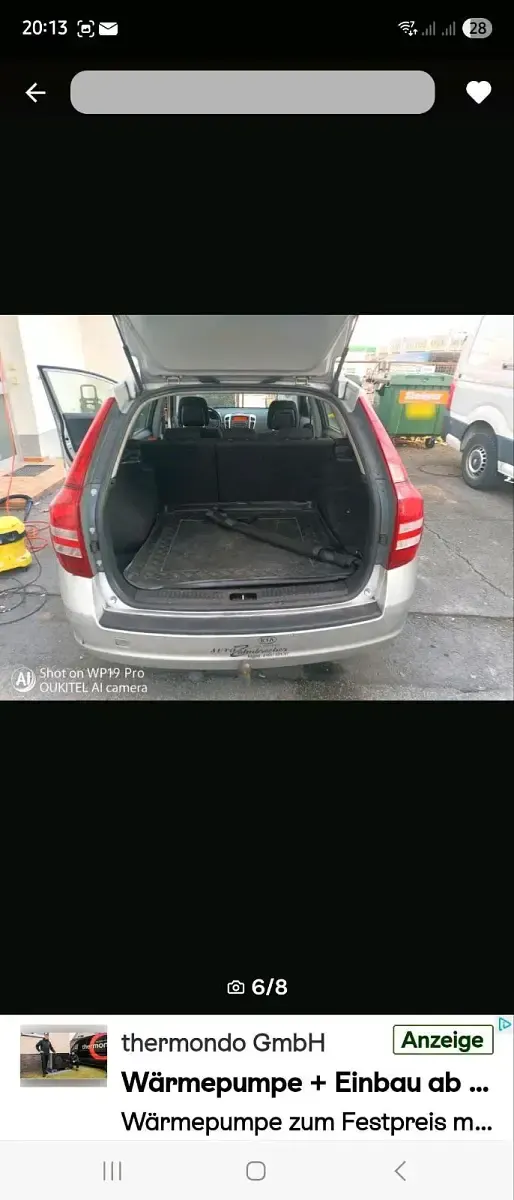 Używany Kia Ceed 122 KM (89 kW) 2007 Srebrny Hatchback