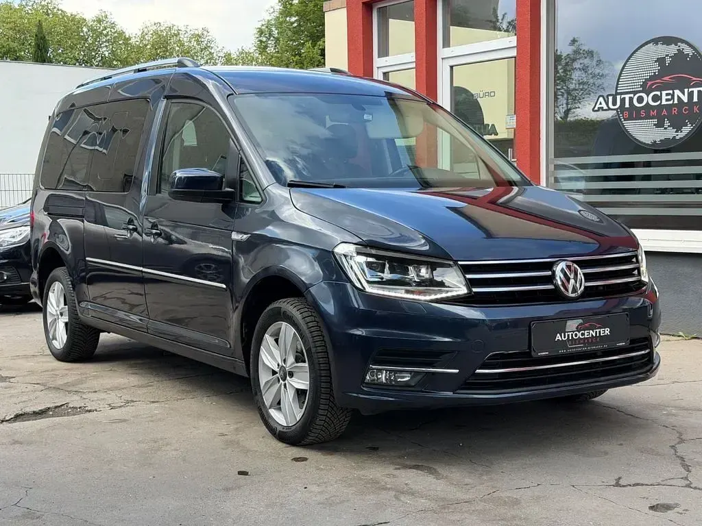 Gebraucht VW Caddy Highline 102 PS (75 kW) 2018 Blau Van / Kleinbus