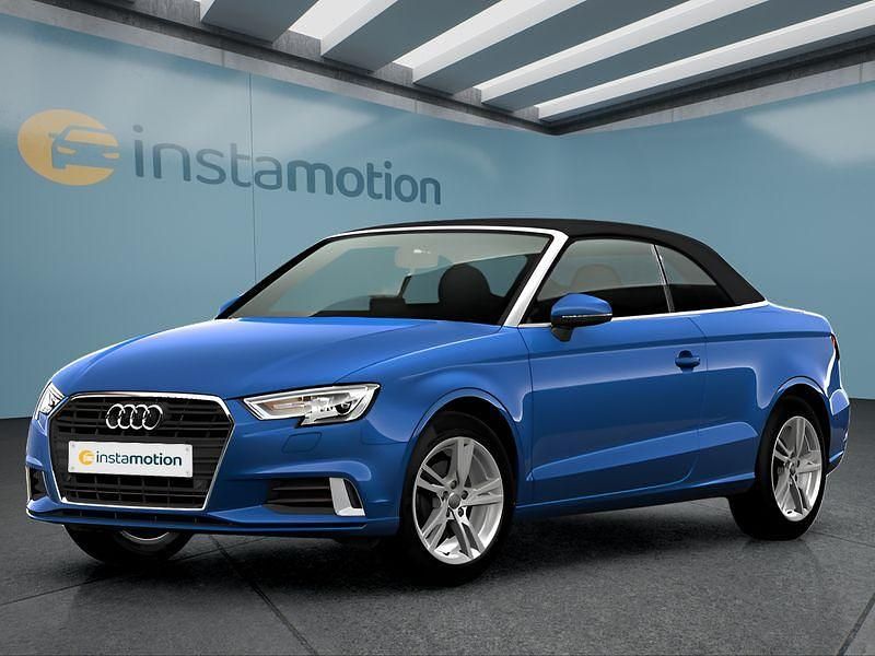 Blau Gebraucht 2020 Audi A3 Cabriolet Cabrio | 28.549 € (Teuer) - Bild 1/4