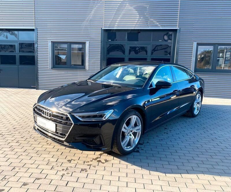 Schwarz Gebraucht 2022 Audi A7 Sportback Kleinwagen | 43.500 € (Superpreis) - Bild 1/4