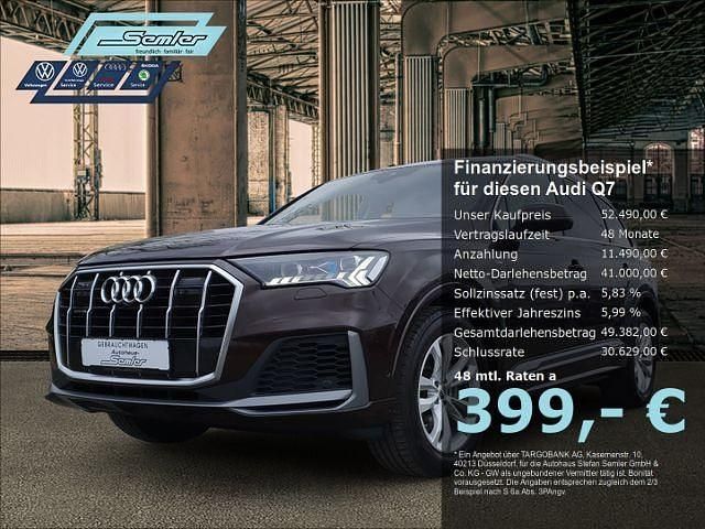 Braun Gebraucht 2020 Audi Q7 S-Line SUV | 52.490 € (Superpreis) - Bild 1/4