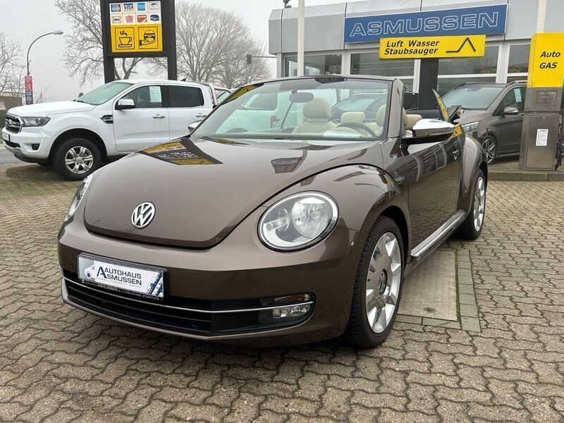 Braun Gebraucht 2013 VW Beetle Design Cabrio | 13.950 € - Bild 1/4