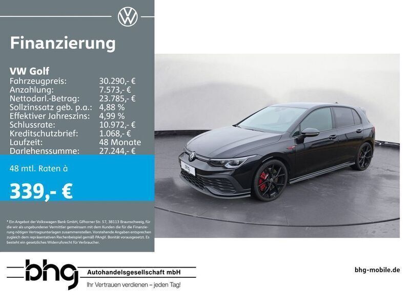 Deep black perleffekt Gebraucht 2022 VW Golf VIII GTI Clubsport Limousine | 30.290 € (Guter Preis) - Bild 1/4