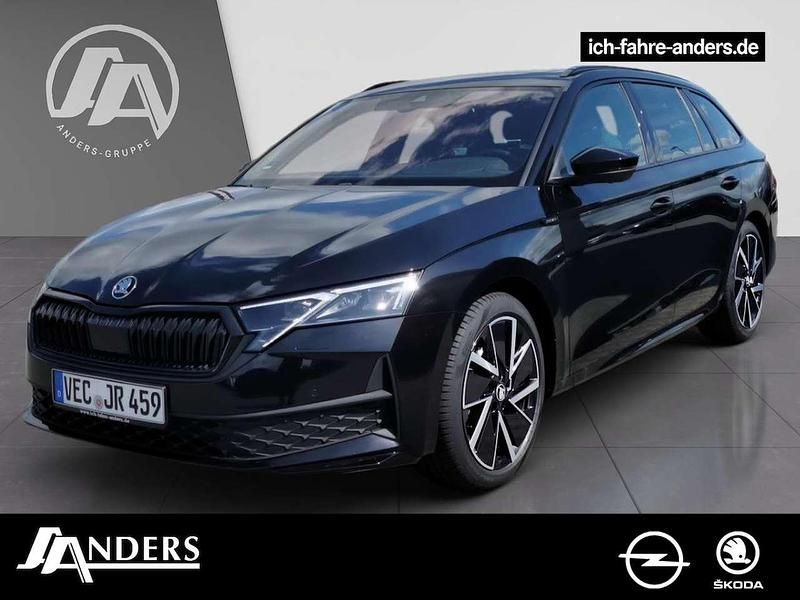 Schwarz schwarzmagic perleffekt Gebraucht 2025 Skoda Octavia SportLine Kombi | 41.370 € (Teuer) - Bild 1/3