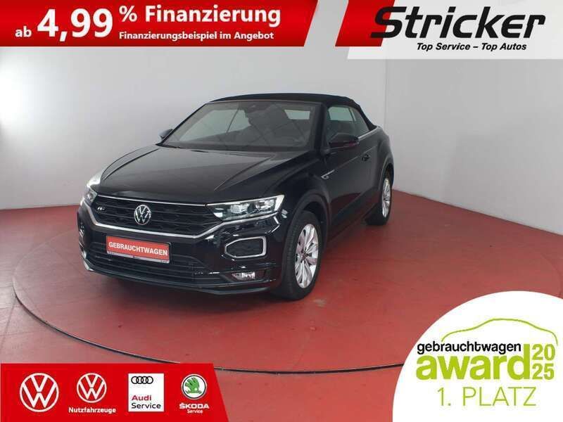 Deep black perleffekt Gebraucht 2021 VW T-Roc Cabriolet R-line Cabrio | 25.450 € (Guter Preis) - Bild 1/2
