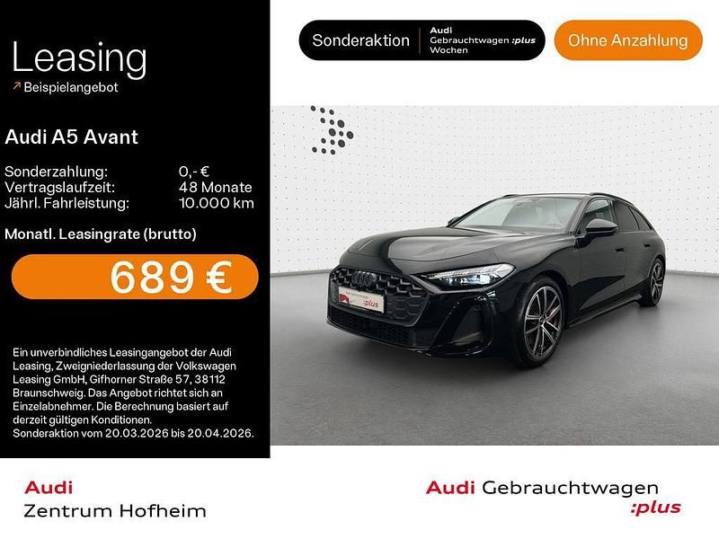 Gebraucht Audi A5 Ambiente 299 PS (219 kW) 2025 Mythosschwarz metallic Kombi