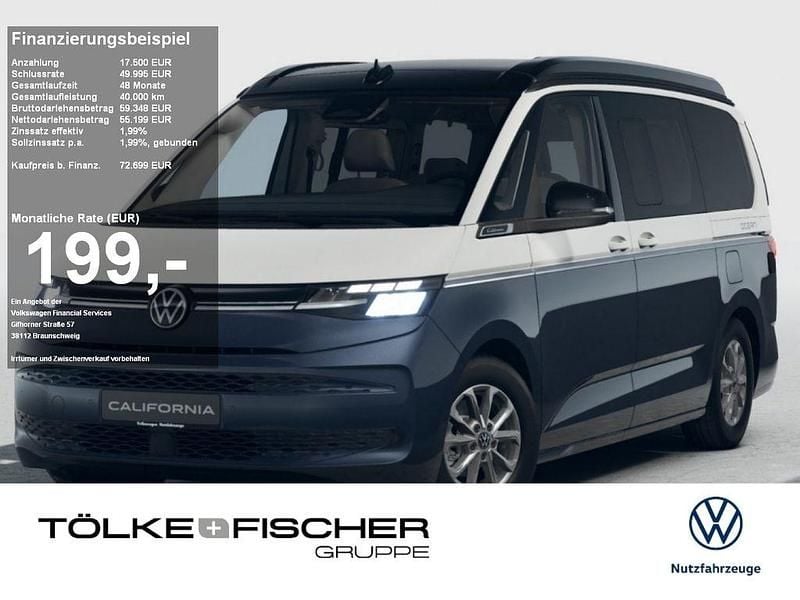 Schwarz Neu 2025 VW T7 California Van | 67.490 € - Bild 1/4