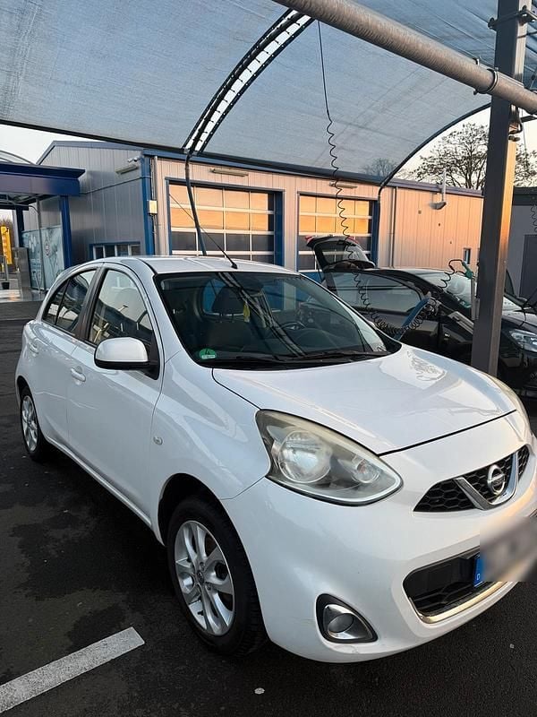 Gebraucht Nissan Micra 80 PS (58 kW) 2014 Weiß Kleinwagen