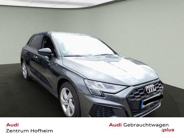Grau Gebraucht 2022 Audi A3 Sportback e-tron S-Line Limousine | 26.990 € (Fairer Preis) - Bild 1/3