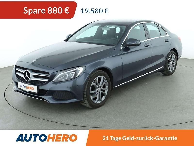 Gray Gebraucht 2015 Mercedes C180 Avantgarde Limousine | 18.700 € (Fairer Preis) - Bild 1/3