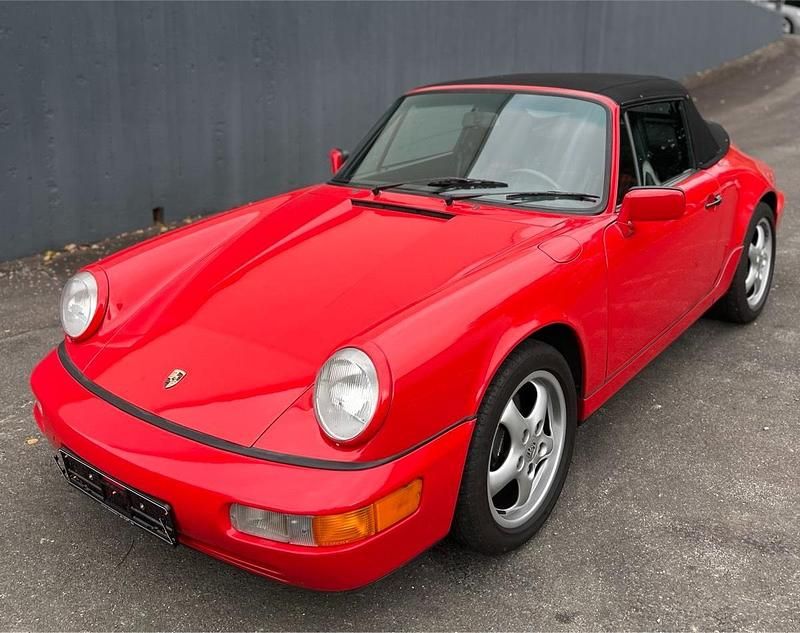Rot Gebraucht 1991 Porsche 964 Cabrio | 75.000 € - Bild 1/4