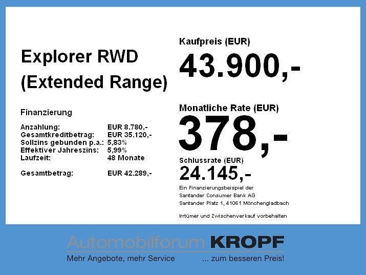 Weiß Neu 2026 Ford Explorer Extended Range SUV | 43.900 € - Bild 1/1