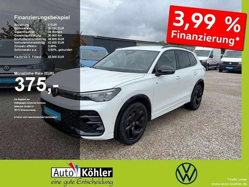 Oryxweiss perlmutteffekt Gebraucht 2024 VW Tiguan R-line SUV | 43.930 € (Guter Preis) - Bild 1/3