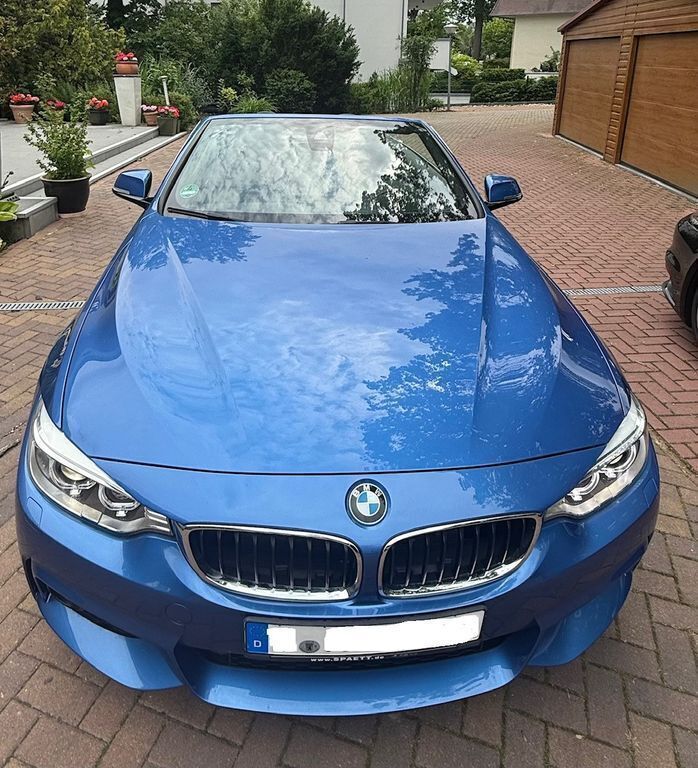Blau Gebraucht 2016 BMW 440 M Sport Cabrio | 38.800 € (Fairer Preis) - Bild 1/4