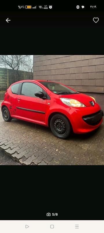 Gebraucht Peugeot 107 50 PS (36 kW) 2005 Rot Kleinwagen