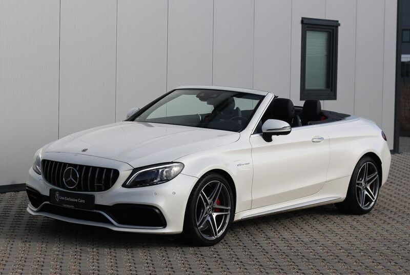 Weiß Gebraucht 2020 Mercedes C63 AMG AMG Cabrio | 60.100 € (Superpreis) - Bild 1/4