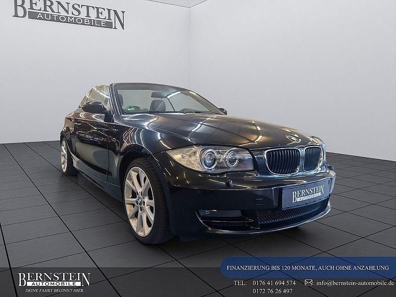 Schwarz Gebraucht 2009 BMW 118 Cabriolet Sport Line Cabrio | 4.899 € (Fairer Preis) - Bild 1/4