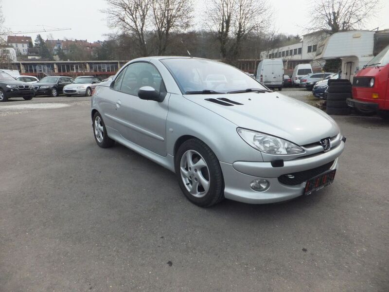 Silber Gebraucht 2003 Peugeot 206 CC Filou Cabrio | 700 € (Superpreis) - Bild 1/4