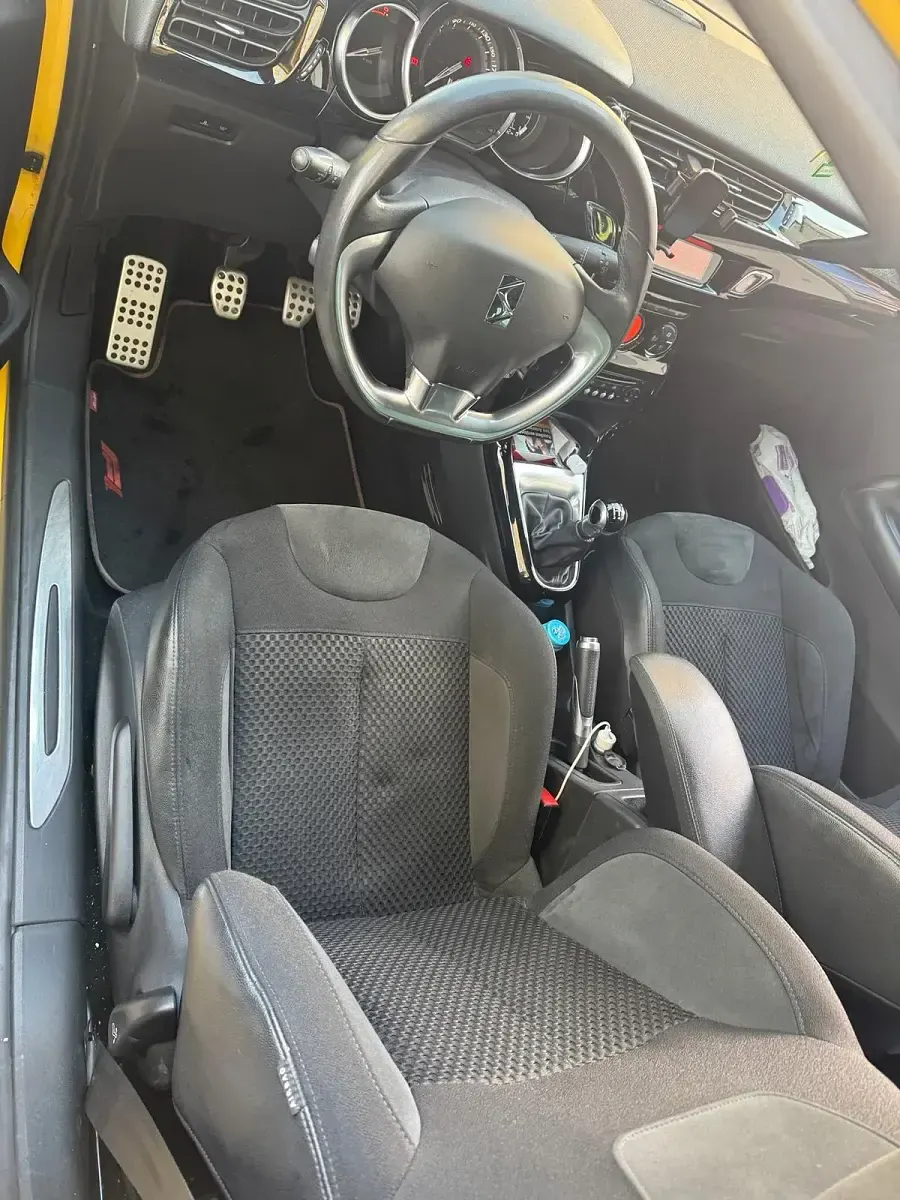 Brugt Citroën DS3 92 HK (67 kW) 2013 Gul Hatchback