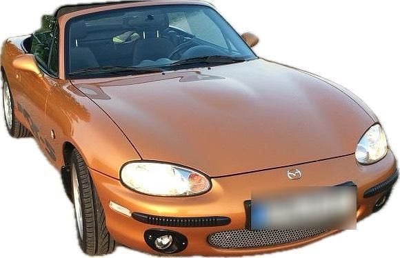 Second-hand Mazda MX5 110 CP (80 kW) 1998 Auriu Cabrio