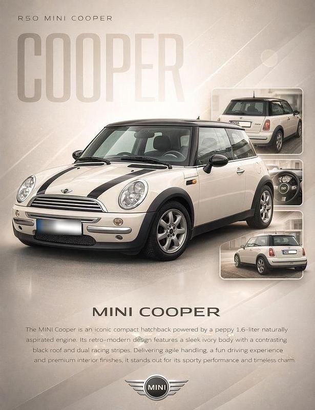 Second-hand Mini Cooper 116 CP (85 kW) 2003 Bej Hatchback