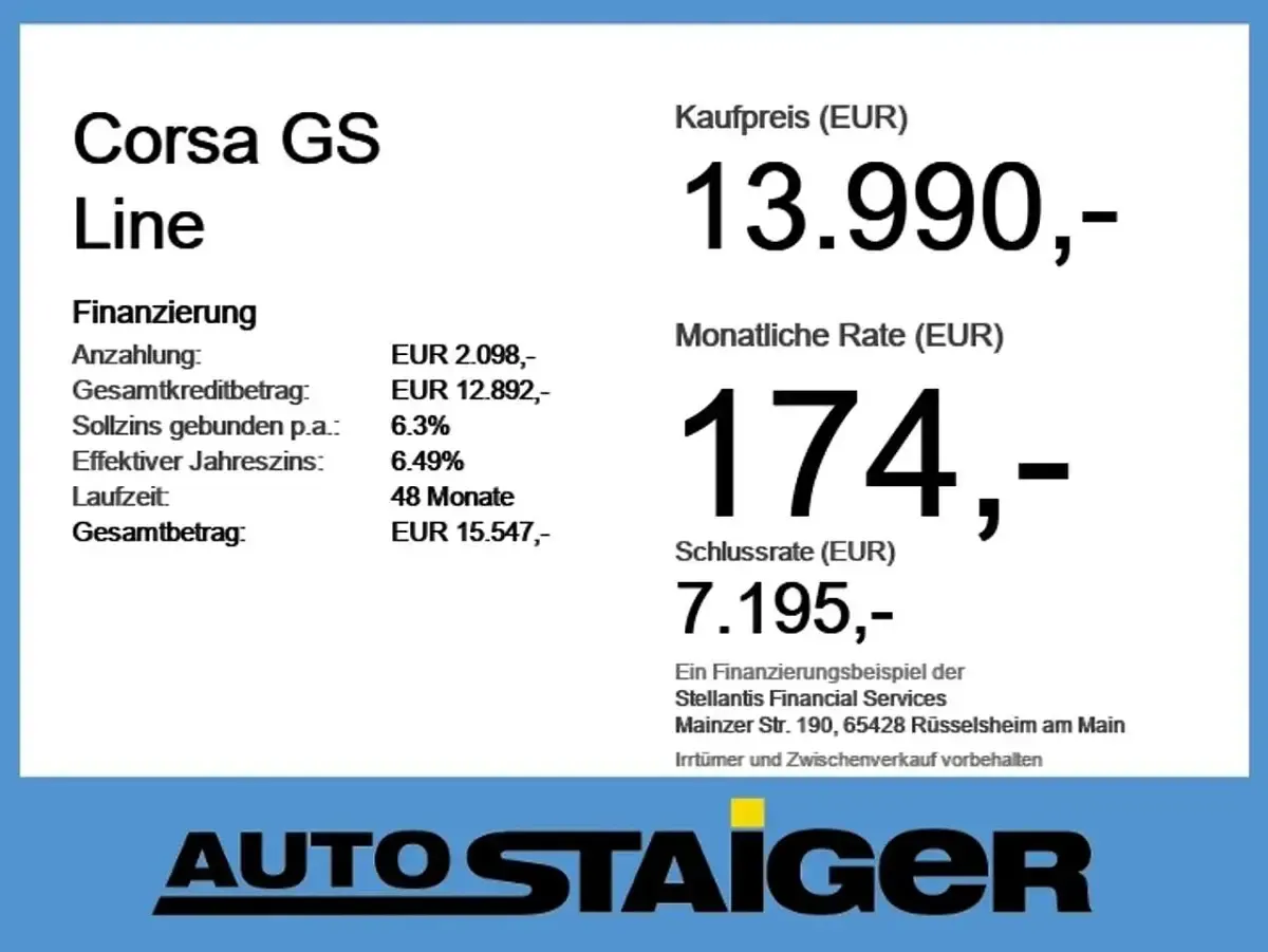 Gebraucht Opel Corsa GS Line 101 PS (74 kW) 2023 Arktis weiss Kleinwagen