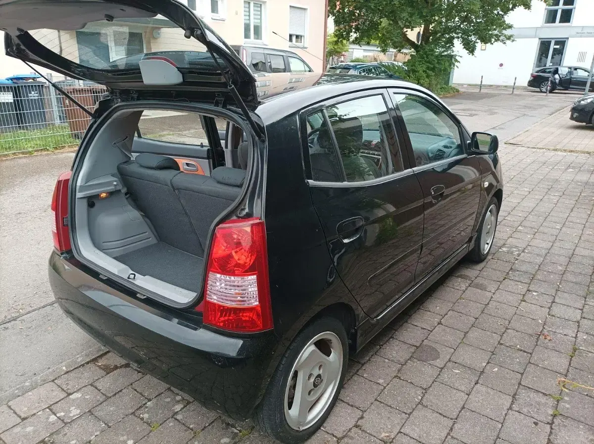 Gebraucht Kia Picanto EX 65 PS (47 kW) 2005 Schwarz Kleinwagen