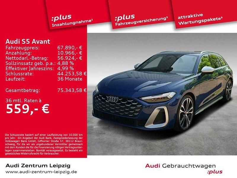 Gebraucht Audi S5 Ambiente 367 PS (269 kW) 2024 Ascariblau metallic Kombi