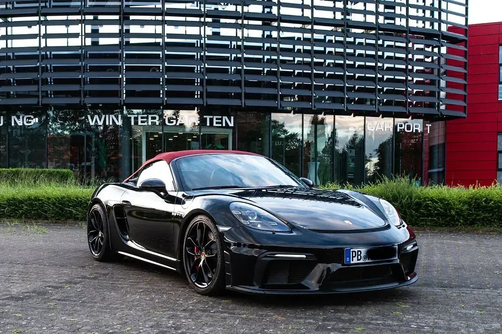 Gebraucht Porsche 718 Spyder 420 PS (308 kW) 2022 Schwarz Cabrio