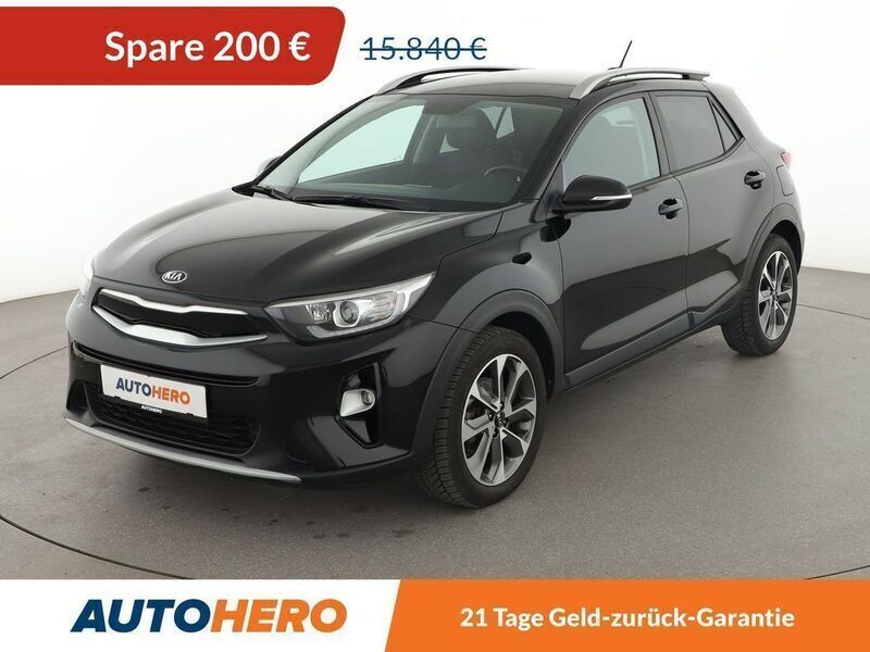 Schwarz Gebraucht 2021 Kia Stonic Vision SUV | 15.640 € (Fairer Preis) - Bild 1/3