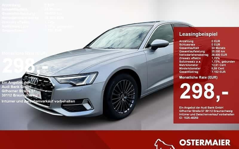 Silber Gebraucht 2024 Audi A6 Advanced Plus Limousine | 42.470 € (Guter Preis) - Bild 1/4