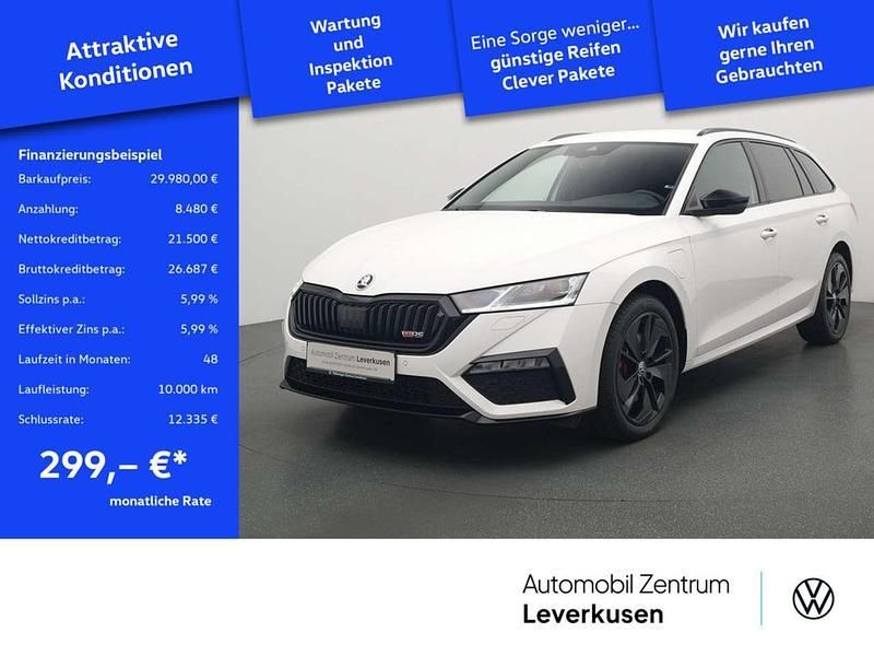 Candy weiss Gebraucht 2023 Skoda Octavia RS Kombi | 29.980 € (Guter Preis) - Bild 1/4
