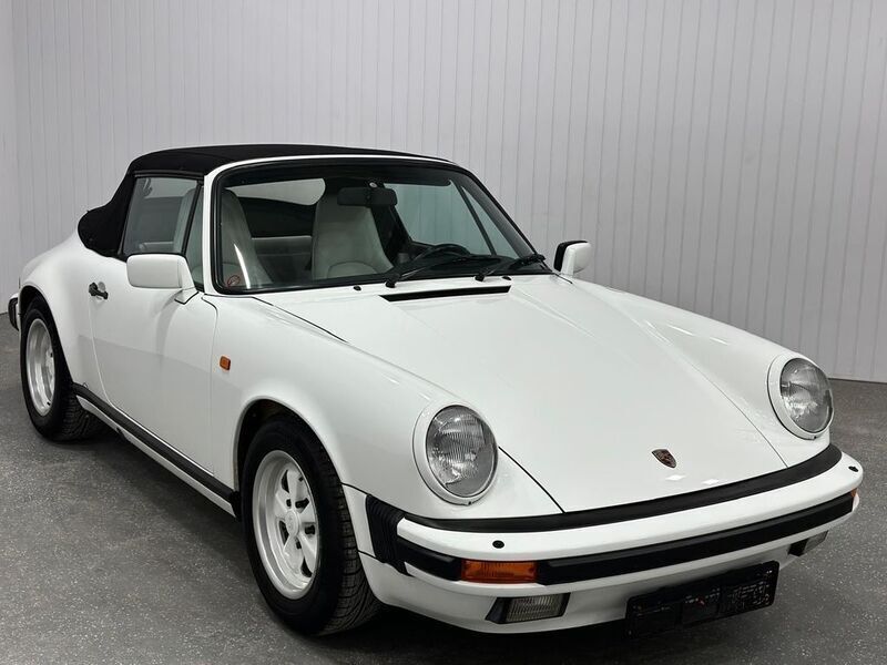 Weiß Gebraucht 1986 Porsche 911 Cabrio | 89.900 € - Bild 1/4