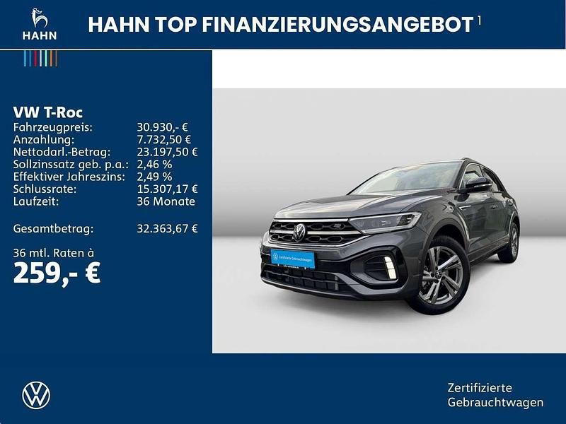 Gebraucht VW T-Roc R-line 150 PS (110 kW) 2025 Grau SUV
