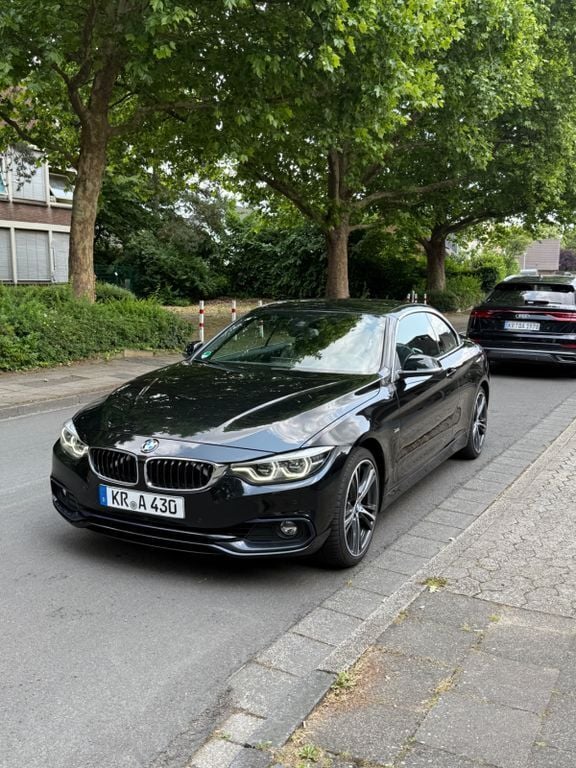 Schwarz Gebraucht 2018 BMW 430 Cabriolet Sport Line Cabrio | 25.300 € (Fairer Preis) - Bild 1/4