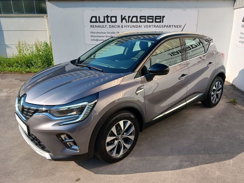 Grau Gebraucht 2021 Renault Captur Intens SUV | 18.490 € (Fairer Preis) - Bild 1/4