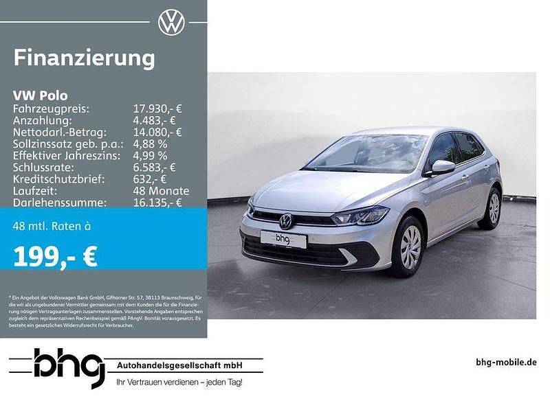 Silber Gebraucht 2023 VW Polo Life Limousine | 17.930 € (Fairer Preis) - Bild 1/4
