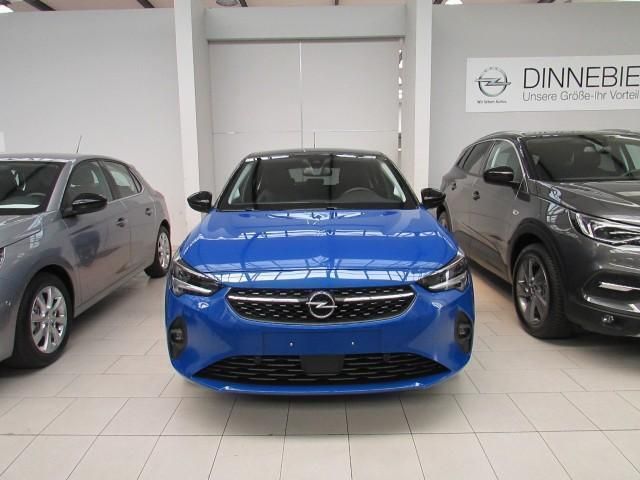 Blau (metallic) Gebraucht 2021 Opel Corsa-e Elegance Kleinwagen | 13.979 € (Superpreis) - Bild 1/4