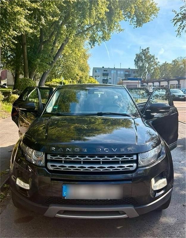 Schwarz Gebraucht 2012 Land Rover Range Rover evoque SUV | 9.500 € - Bild 1/4