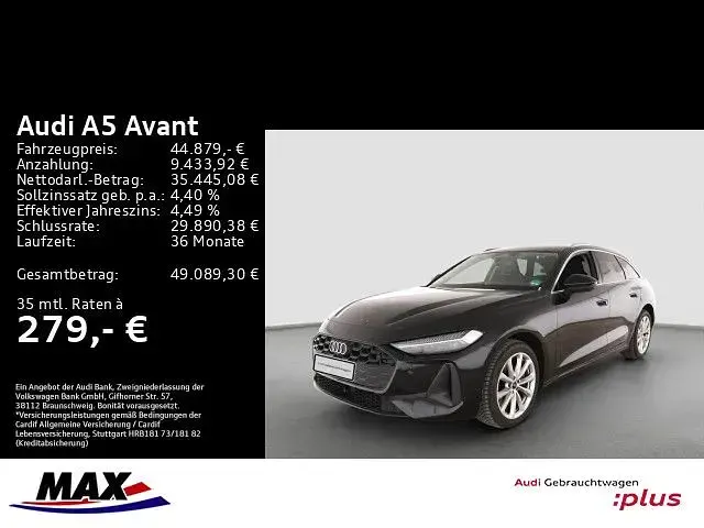 Gebraucht Audi A5 Ambiente 204 PS (150 kW) 2025 Schwarz Kombi