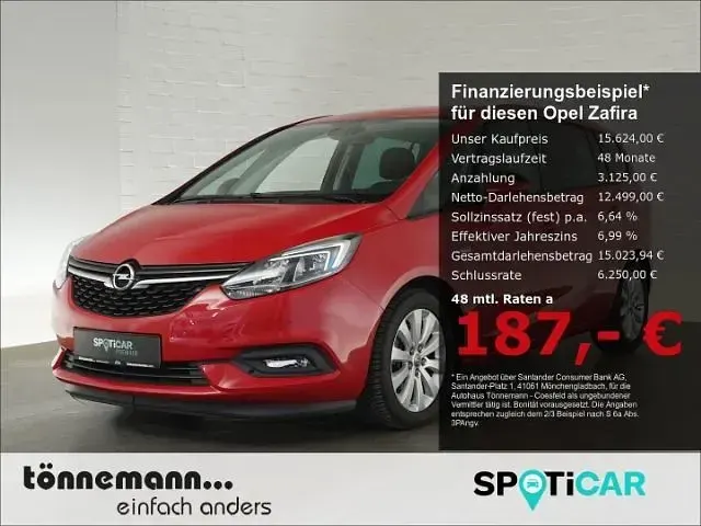 Gebraucht Opel Zafira Active 136 PS (100 kW) 2019 Van / Kleinbus