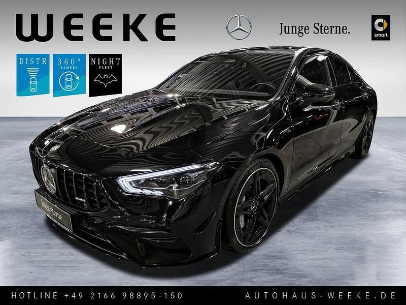 Schwarz Gebraucht 2024 Mercedes CLA35 AMG Premium Limousine | 53.975 € (Teuer) - Bild 1/4