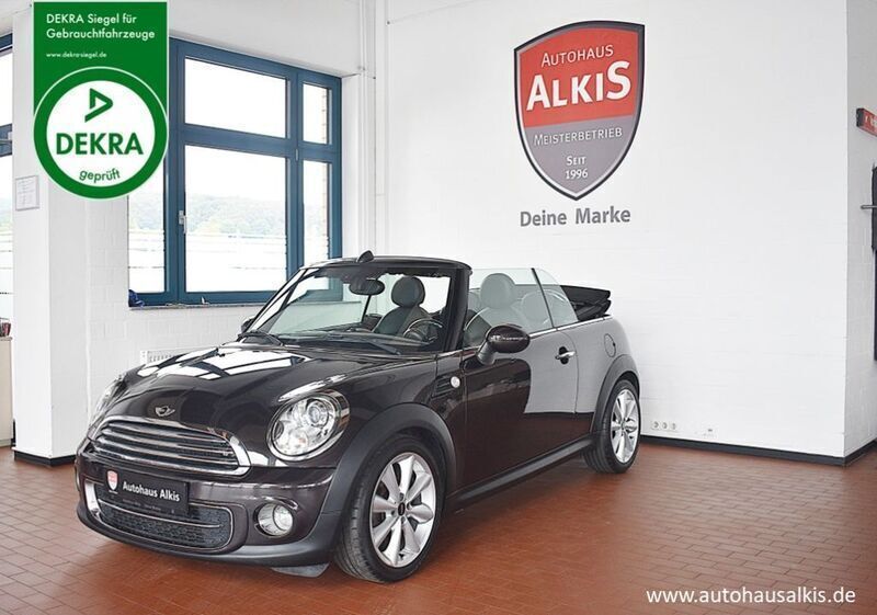 Braun Gebraucht 2014 Mini Cooper D Cabriolet Cabrio | 13.900 € - Bild 1/2