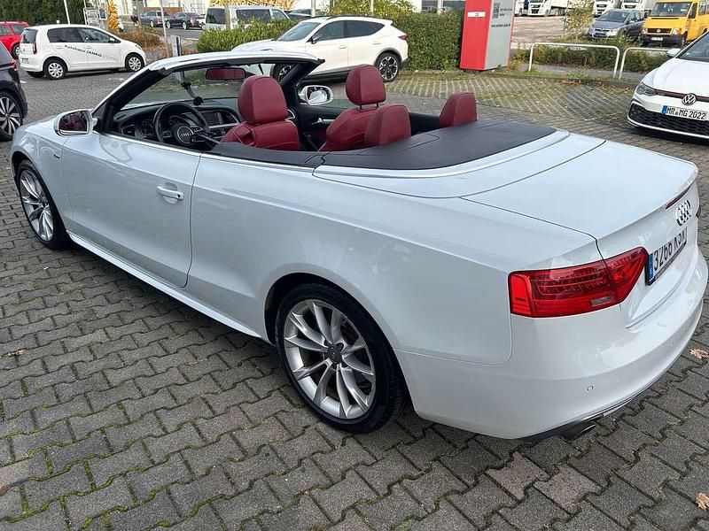 Gletscherweissmetallic Gebraucht 2013 Audi A5 Cabriolet Cabrio | 14.900 € (Superpreis) - Bild 1/4