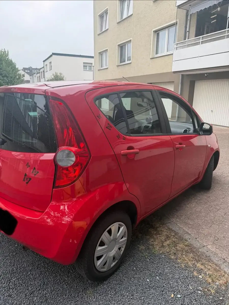 Gebraucht Opel Agila 2008 Rot Kleinwagen