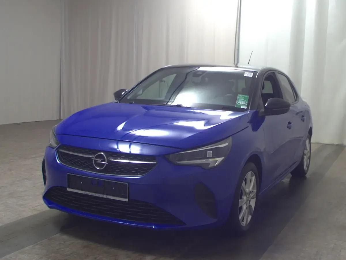 Gebraucht Opel Corsa Edition 101 PS (74 kW) 2022 Perl blau/voltaik blau Kleinwagen