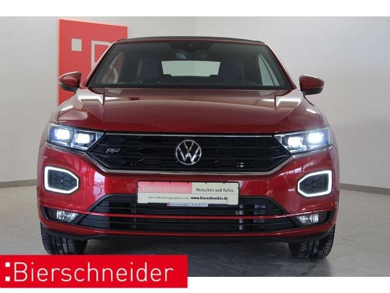 Gebraucht VW T-Roc Cabriolet R-line 150 PS (110 kW) 2021 Rot Cabrio