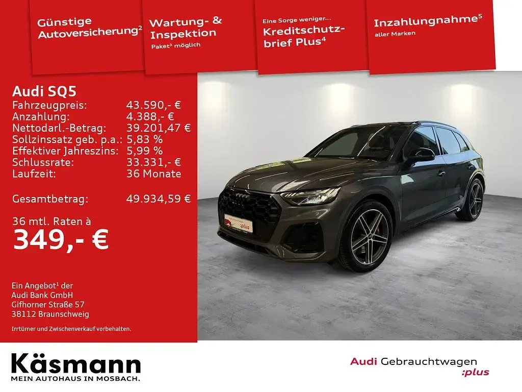 Gebraucht Audi SQ5 Sport 341 PS (250 kW) 2023 Daytonagrau perleffekt (metallic) SUV