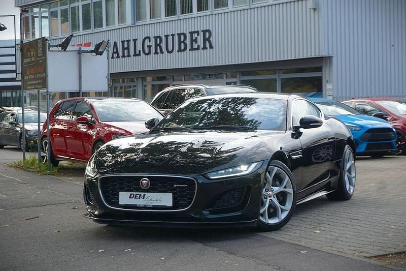 Schwarz Gebraucht 2021 Jaguar F-Type R-Dynamic Coupé | 39.900 € (Superpreis) - Bild 1/4